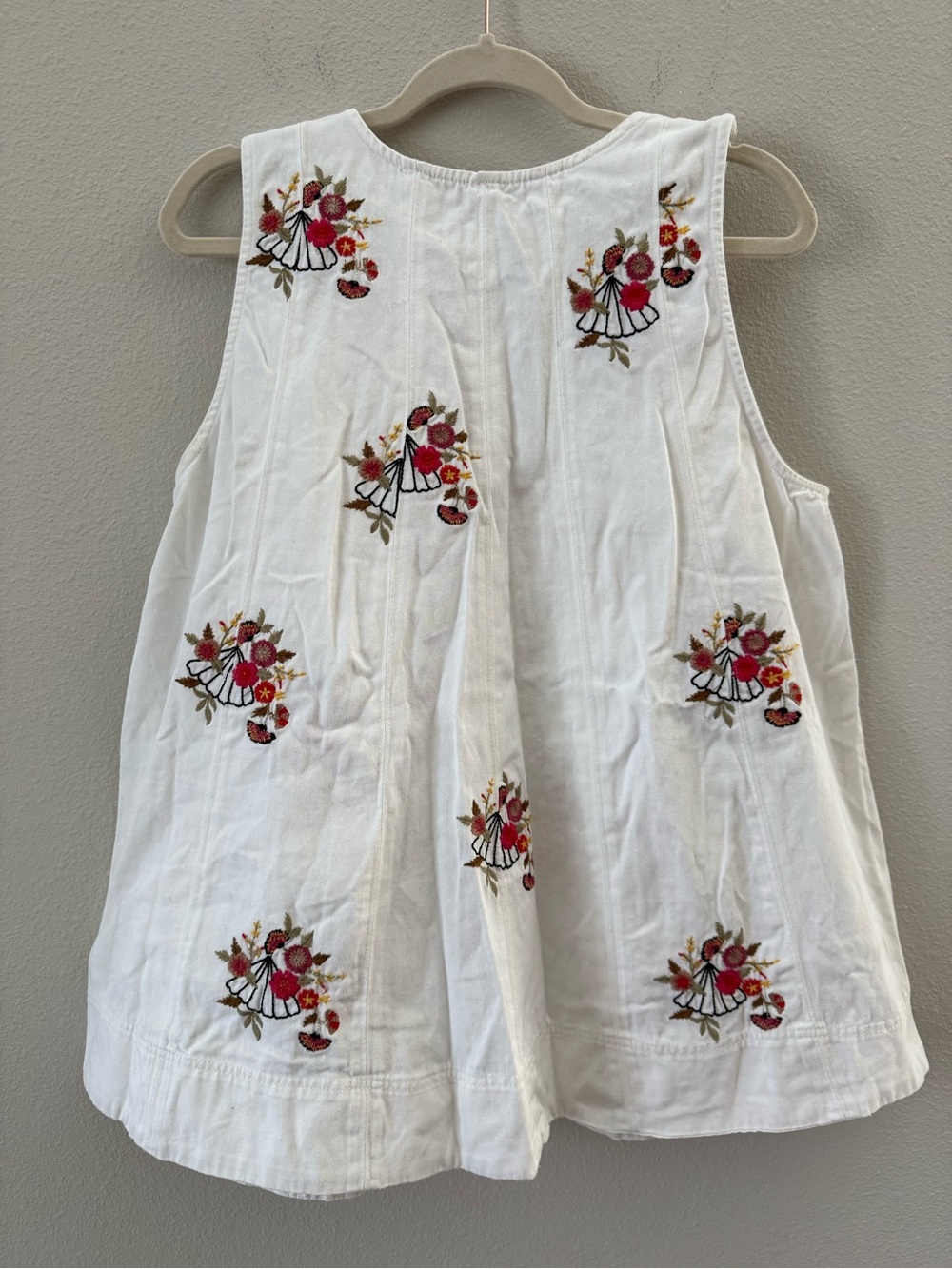 Free People Strada Embroidered Two-Piece Tank & Short Set XL - Picture 7 of 13